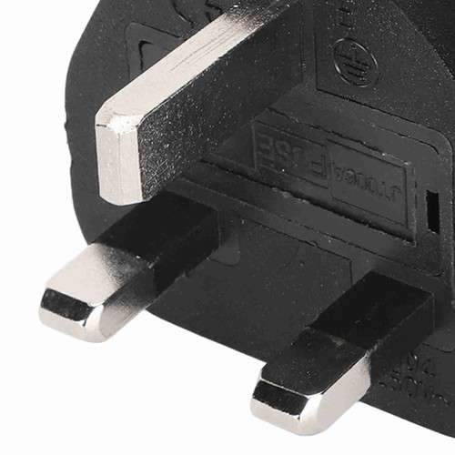 4x UK Plug To IEC320 C7 Power Adapter 3250W Copper PVC IEC320 Power Adapter F FY - Afbeelding 4 van 24