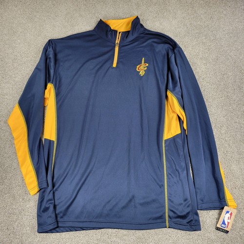 NBA Store Cleveland Cavaliers Shirt Mens XL TALL Blue 1/4 Zip Logo Dri-Fit New - Picture 9 of 12