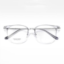 Fashion Large Square Eyeglasses Frame Titanium  TR90 Vintage Unisex Glasses