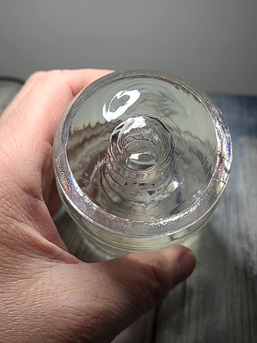 Manganese Glow Pyrex Insulator Mold Letter KN. Made In USA. Chip - Picture 10 of 16