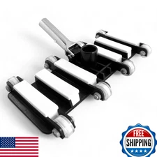 FibroPool Pro-Grade Flexible Pool Vacuum Head - Extra-Wide, Weighted, All Surfac