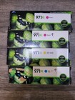 Genuine HP Officejet Pro Ink Cartridges 971XL Sealed 4 Piece Magenta Cyan Yellow