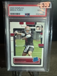 2022 Panini Donruss Brock Purdy RC Rookie Gem Mint PSA 10 #374 49ers