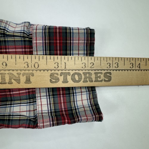 Ralph Lauren Blake Hemd Herren M Rot Tartan Langarm Knopfleiste Preppy Pony LESEN - Bild 5 von 8