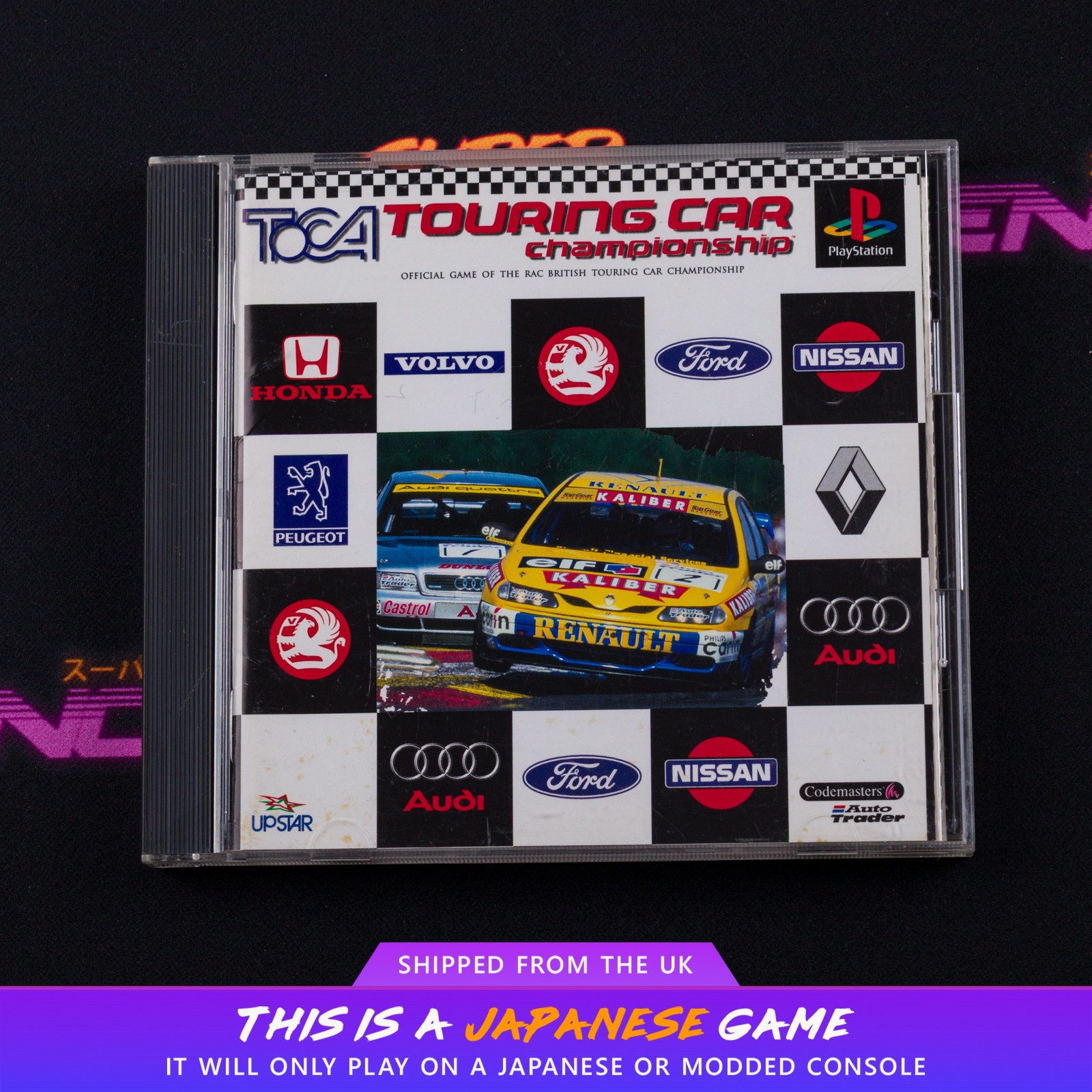 TOCA Touring Car Championship PS1 Sony PlayStation 1 NTSC-J Japanese | UK Seller