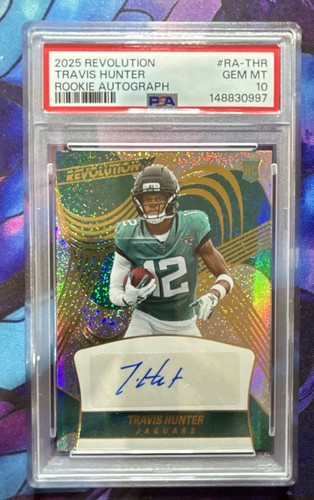2025 Panini Revolution - Rookie Auto Travis Hunter #RA-THR /299 *ONLY PSA 10*