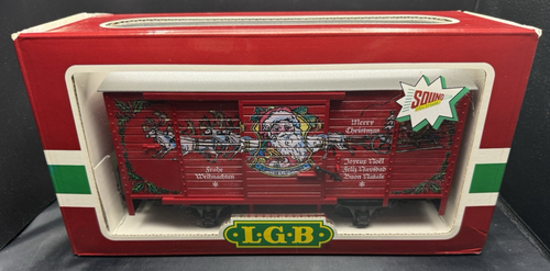 LGB  43352 SANTA SOUND BOX CAR  PLAYS CHRISTMAS SONGS G SCALE TESTED EXCELLENT - Picture 3 of 7