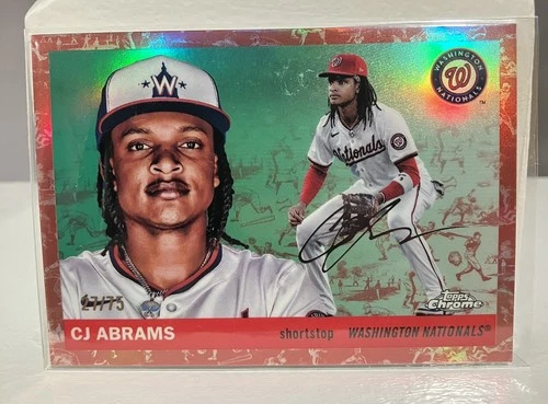 CJ Abrams 2025 Topps Chrome CJ Abrams Refractor