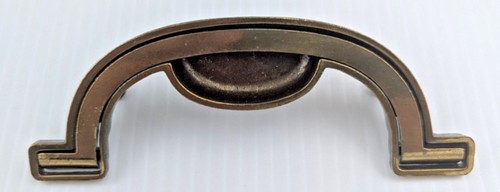 Drexel Accolade Brass Campaign Bail Pull Handle 3.5” Center Holes & Screws - Picture 3 of 4