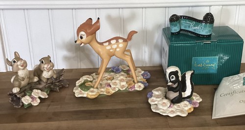 WDCC Bambi Sculptures Figures 4 Piece Set - Picture 2 of 10