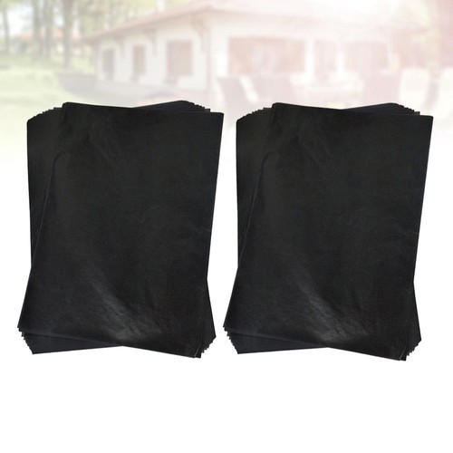 200pcs Carbon Paper Carbon Copy Paper Wood Tracing Carbon Transfer Paper - Afbeelding 4 van 11