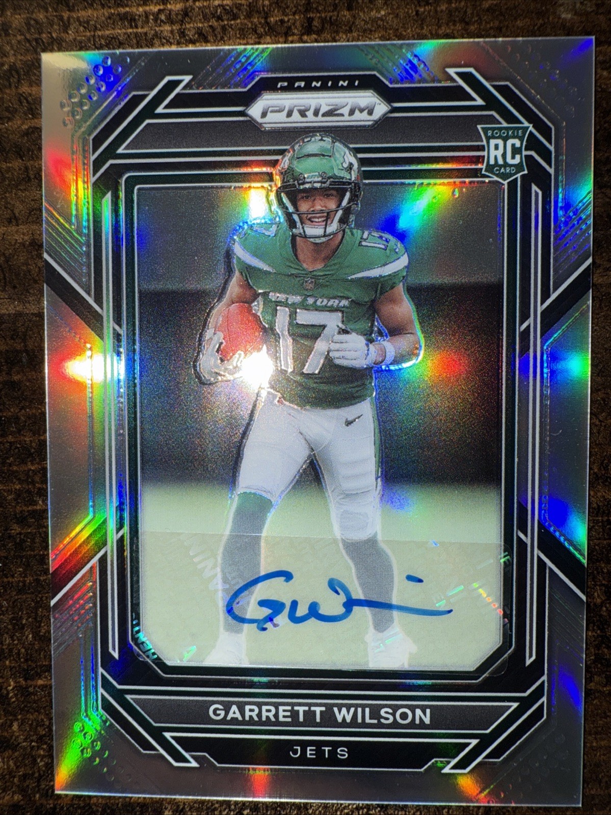 2022 Panini Prizm - Rookies Garrett Wilson #309 Silver Prizm Autographs (AU, RC)