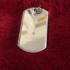 Vintage Gucci Dog Tag - Sterling Silver 925