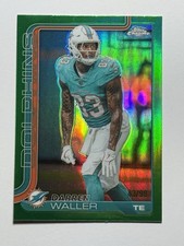 2025 Topps Chrome Green Refractor Darren Waller /99 Miami Dolphins #193