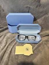 Swarovski SK2010 1002 Eyeglasses Women's Dark Havana Full Rim Square Shape 52mm