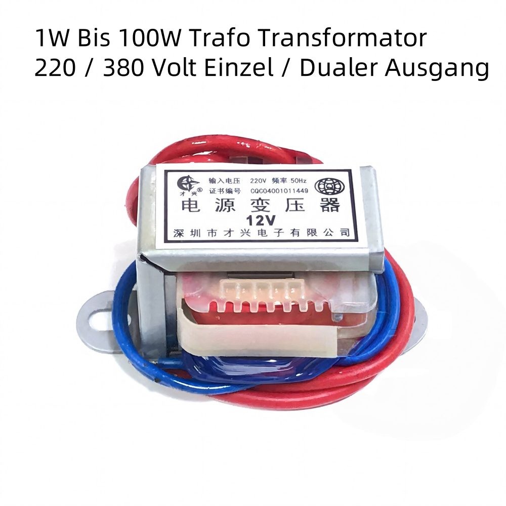 Transformador Transformador Transformador de red 220 / 380 voltios Salida individual / Doble 1W a 100W