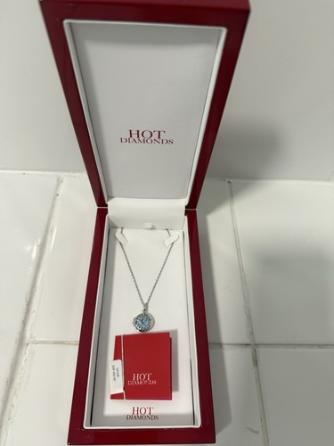 Hot Diamonds Locket Selene 925 Pendant Sterling Solid Silver Chain RRP£60 - Picture 3 of 10