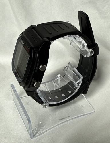 Casio Men’s Black Illuminator W-800H 100m WR Alarm Digital Watch New Battery - Picture 5 of 10