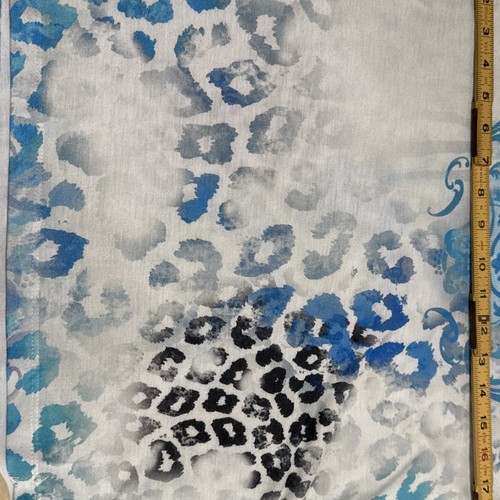 Top Chico's Eureka Harlow Manga 3/4 Estampado Poliéster Azul Surf Para Mujer 2 (12/L) - Imagen 9 de 14