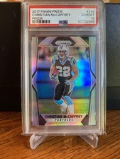 2017 Panini Silver Prizm #249 Christian McCaffrey Panthers RC Rookie PSA 10