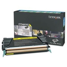 Lexmark C746A1YG ~ Lexmark Toner Print Cartridge Yellow C746 C748 7k Pages STD Y