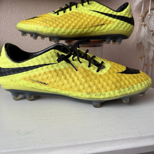 Nike Hypervenom Phantom 1 FG Soccer Cleats Sz 10.5 Vibrant Yellow/Volt Ice RARE - Picture 4 of 15
