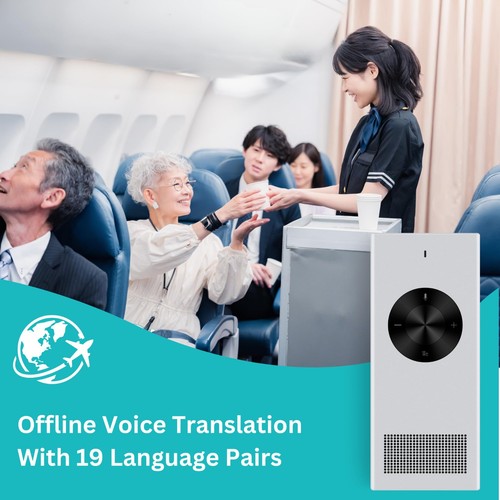 Enence Pro Language Translator Device Instant 2 Way Translation 60+ Languages - Picture 5 of 10