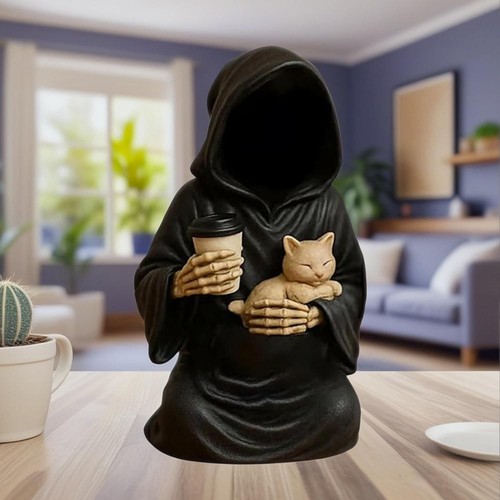 NEW Grim Reaper Emotional Support Figurine Figure, F2B3 - Picture 11 of 16