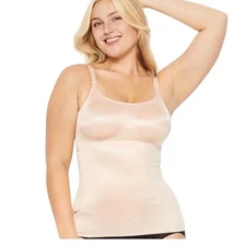 NWT Ruby Ribbon Ultimate Cami Tank Size 46 Smoothing Shaping Sculpting Pale Pink