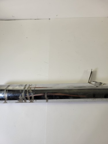 Harley Davidson Shovelhead Panhead Exhaust Pipe Heat Shields Chrome FLH - Picture 5 of 15