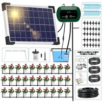 Yahamoo Solar BewäSserungssystem 300 Modi 30 TöPfe 30M Schlauch Garten Balkon
