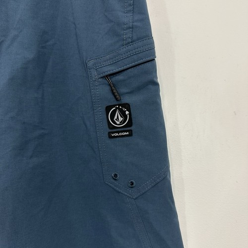 Volcom Stone Board Shorts Men 34 Greenish Blue Mod-Tech Hawaii Stretch - Picture 8 of 15