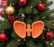 3D Printed Lung Ashtray Ornament π« | Made in USA πΊπΈ | Funny Christmas Tree