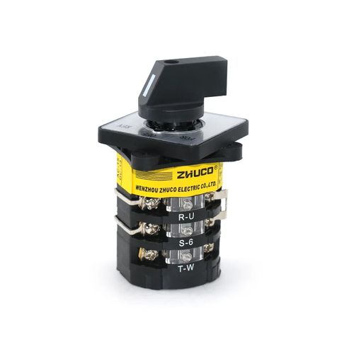 Interruptor de cambio 25A perilla inversa delantera leva giratoria para máquina de varias velocidades - Imagen 11 de 12