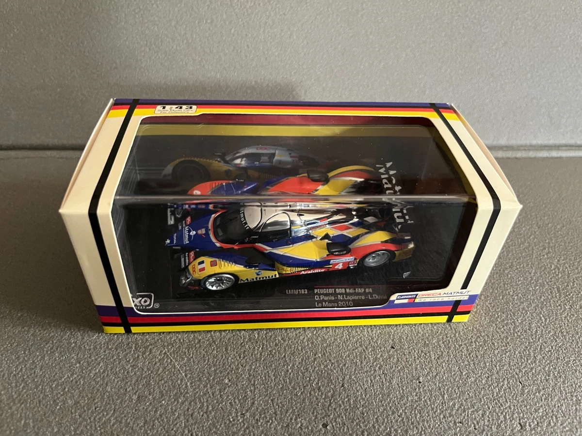 Minichamps 1/18 Peugeot 908 HDI FAP 3rd Place Le Mans 2008 Montagnyzontaklien 4012138087477