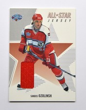 2002-03 BAP Memorabilia All-Star Jerseys #ASJ43 Sandis Ozolinsh /90