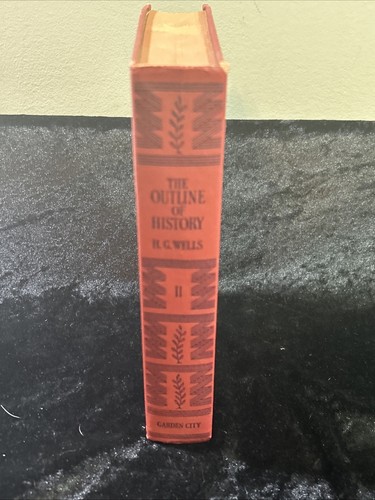 VINTAGE 1961 The Outline Of History - HG Wells - Vol 2 h/c aktualisiert von Postgate