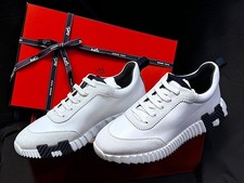 Hermes Bouncing Sneakers White Navy 78453600