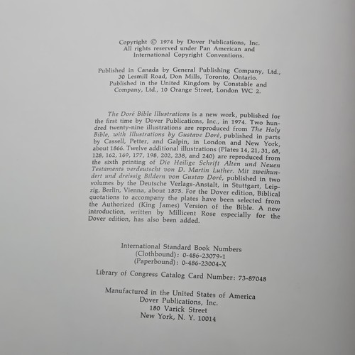 The Dore Bible Illustrations/Gustave Doré/1974/Old Testament/Religion/Spiritual - Picture 9 of 21