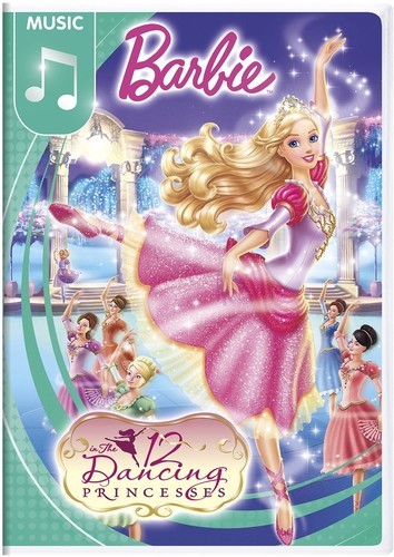 Barbie in den 12 tanzenden Prinzessinnen [Neu DVD] Druckknopftasche - Bild 1 von 1