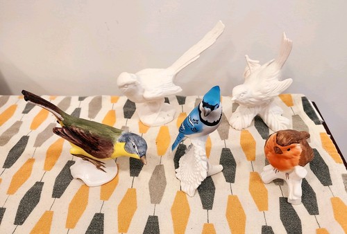 Vintage Goebel Bird Figurines Set Of 5 - Picture 11 of 18