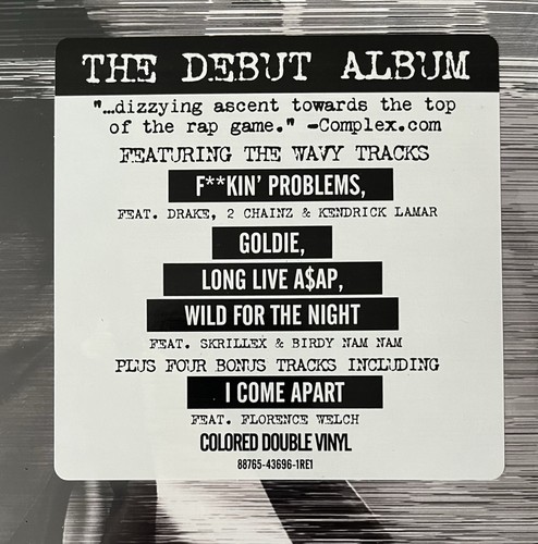 ASAP A$AP ROCKY Long.Live.A$AP Limited Edition ORANGE Vinyl Doppel LP Schallplatte NEU - Bild 3 von 12