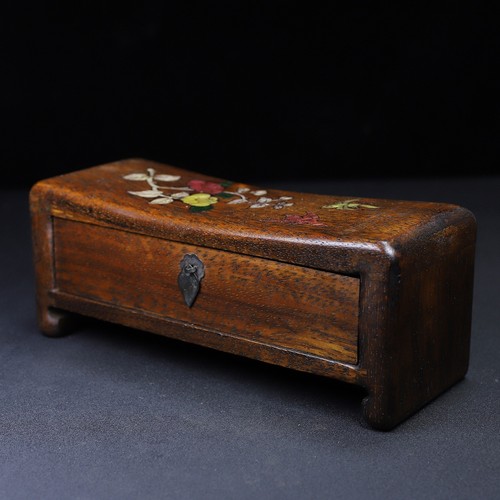 Old Hidden Pear Wood Pillow Box - Picture 8 of 10