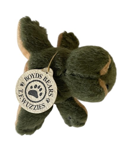 Boyds Bears T. F. Wuzzies Rana Peluche Micro Mini con Etiqueta de Papel - RARO DIFÍCIL DE ENCONTRAR - Imagen 4 de 7