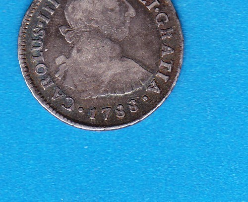 1788 Me Mexico 2 Reale Charles III Spain Silver Coin ( Die Varity Open 88) - Picture 7 of 8