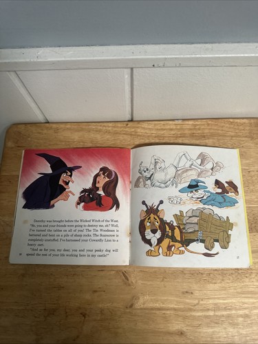 Vintage The Story Of The Wizard Of Oz Disney 1978 Book & Record 33 1/3 Rpm - Picture 5 of 6