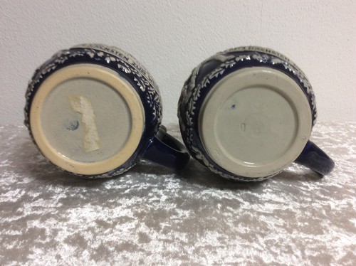2x Vintage Bierkrug 0,5l Zinndeckel Motiv Gott Zur Ehr , Dem Nächsten Zur Wehr - Bild 12 von 12