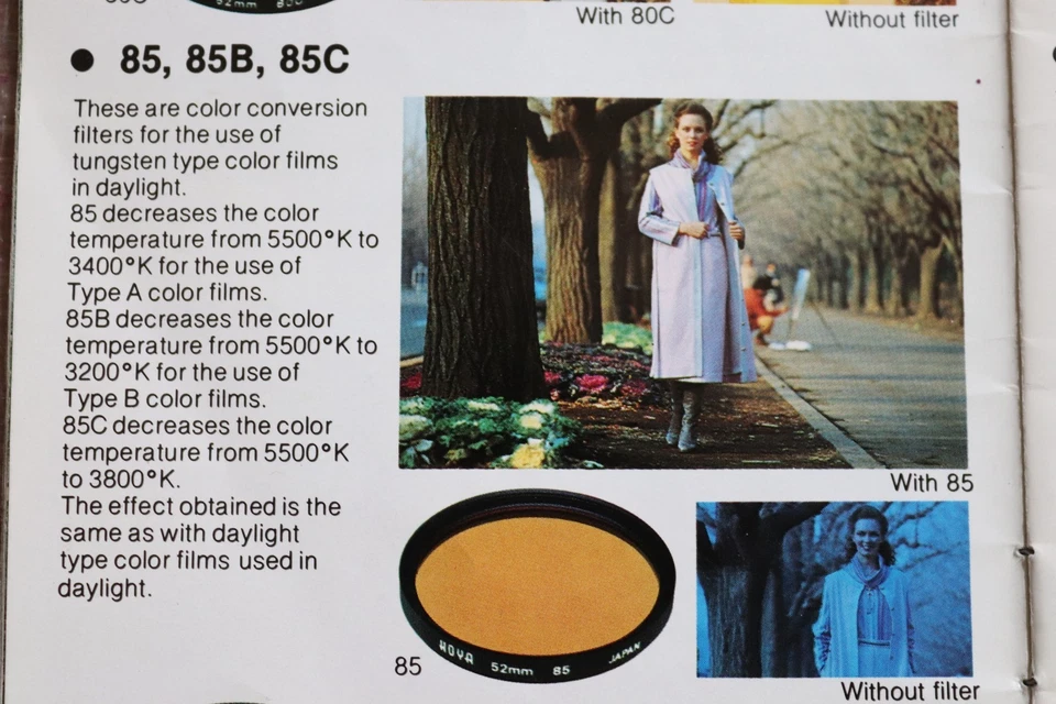 NEW Vtg CONTAX 55mm A10 (85) MC FILTER Japan A10 85 Warm MultiCoated LightBalanc - Image 4 of 4