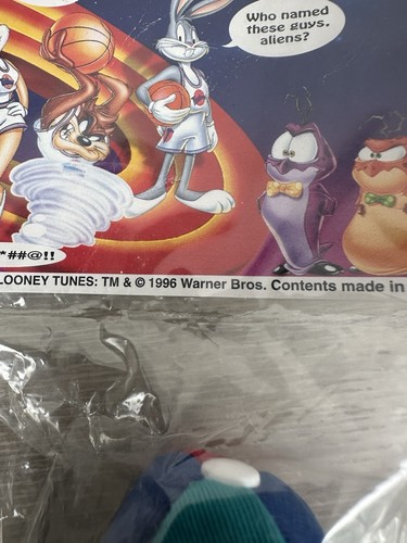 Vintage 1996 McDonalds Tune Squad Plüsch Bugs Bunny Space Jam Michael Jordan - Bild 4 von 4