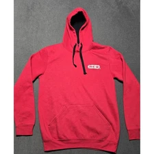 HEB Pullover Jacket Red Embroidered Logo Texas Grocry Supermarket Medium